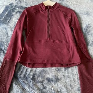 Lululemon cropped zip up